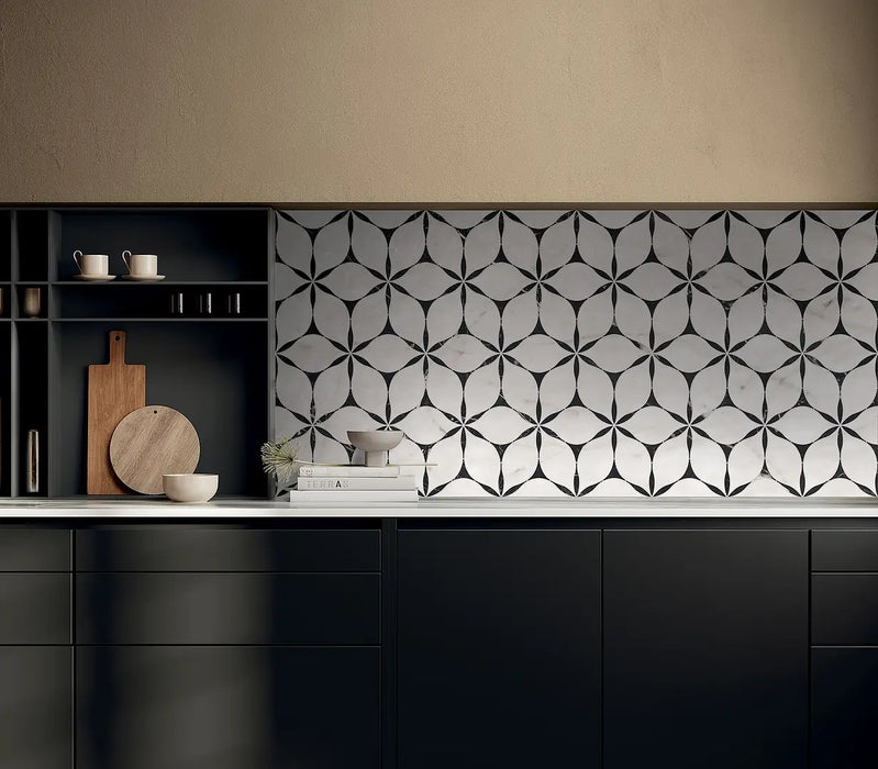 Lucca Flowers 3D Décor | Porcelain Wall & Floor Tiles | 60cm x 120cm