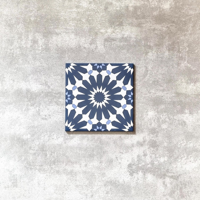 Fez Federal Blue Moroccan Tiles 20cm x 20cm