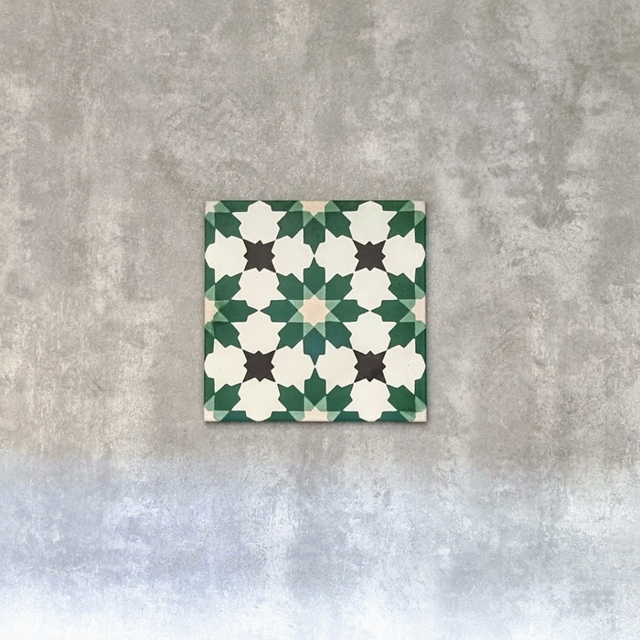 Madeira Tile Teal Green Moroccan Tiles Wall & Floor 20cm x 20cm