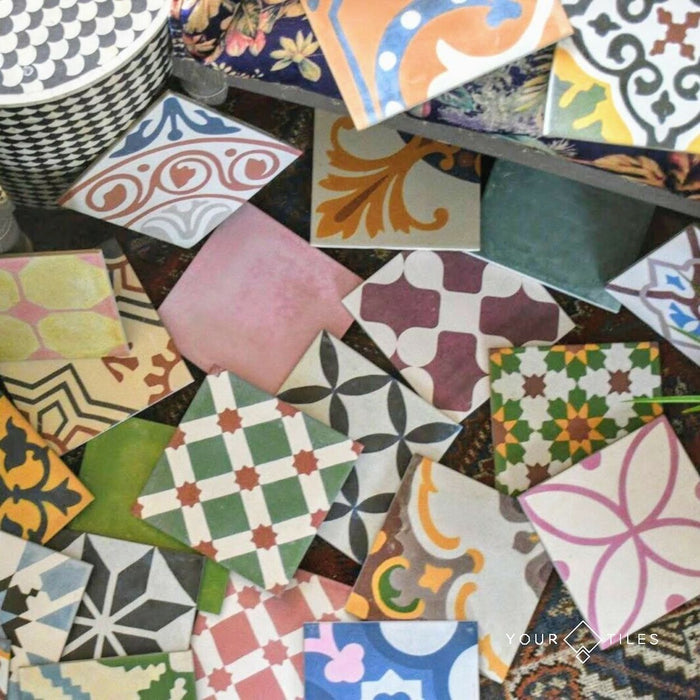 FULL TILE SAMPLE Fayrouz MINI Patchwork  2 x Full Tiles