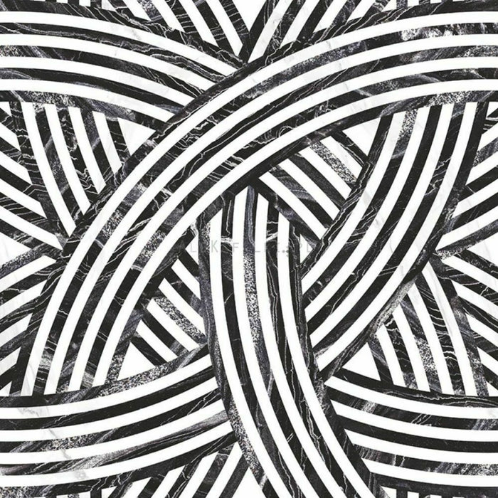 FULL TILE SAMPLE Bella Marquina Marble Composition 20cm x 20cm