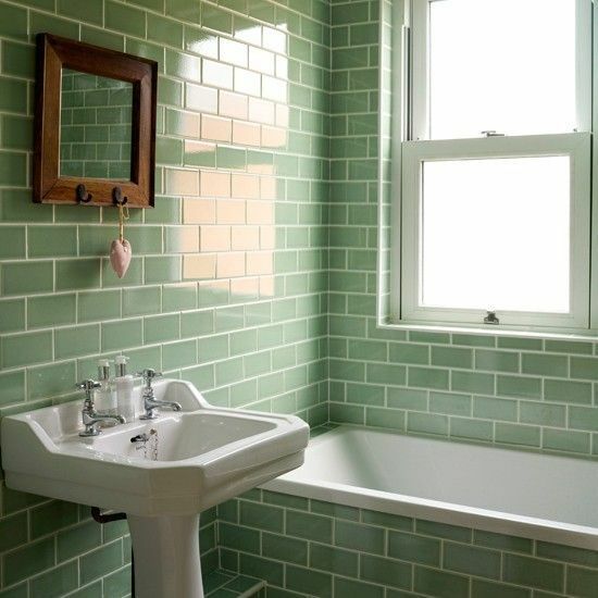 Pimlico Crackle Glaze Lime Tile Green Metro Tile 7.5 x 15cm Ceramic Wall  Tile