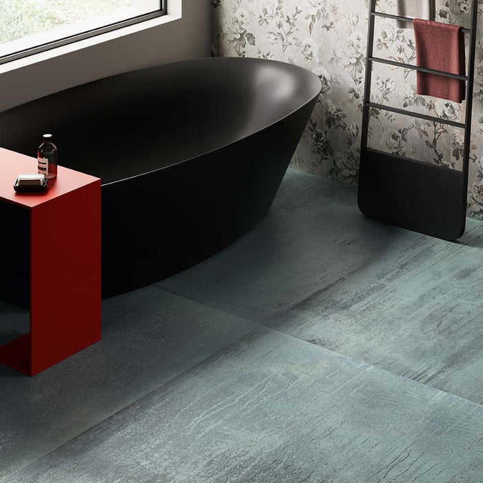 Kiln Verde Metallic Wall and floor Tiles 60cm x 120cm