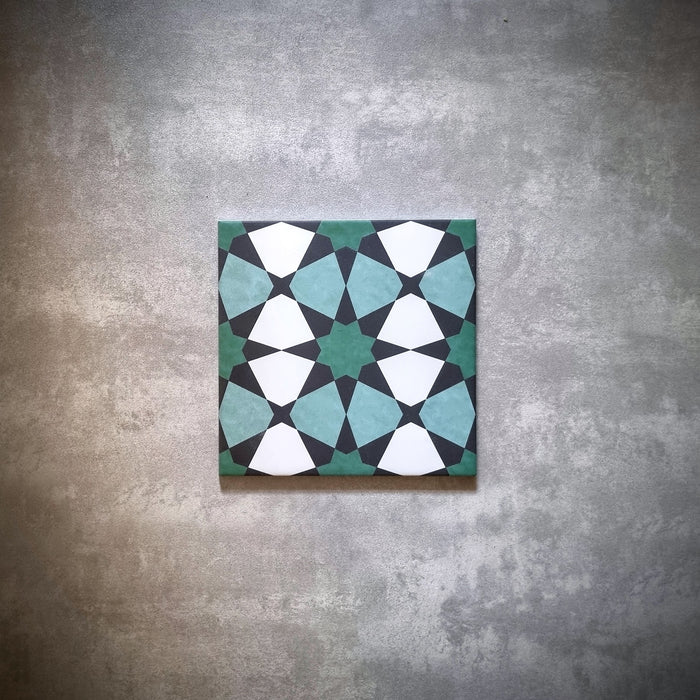 FULL TILE SAMPLE Agadir Verde 20cm x 20cm