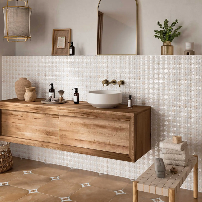 Zanzibar Moroccan Natural White 31 x 56cm Wall Tiles