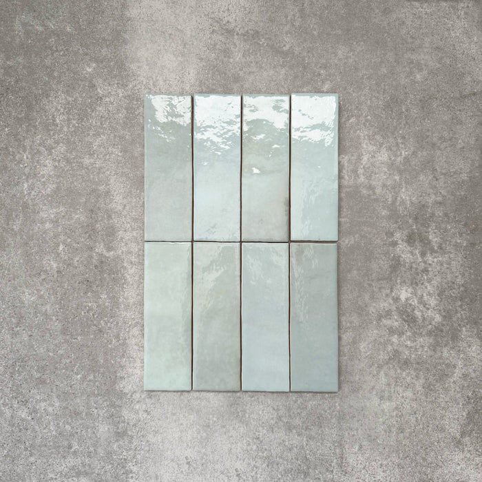 Zellige Aqua Brick | Moroccan Style | 6.5cm x 20cm