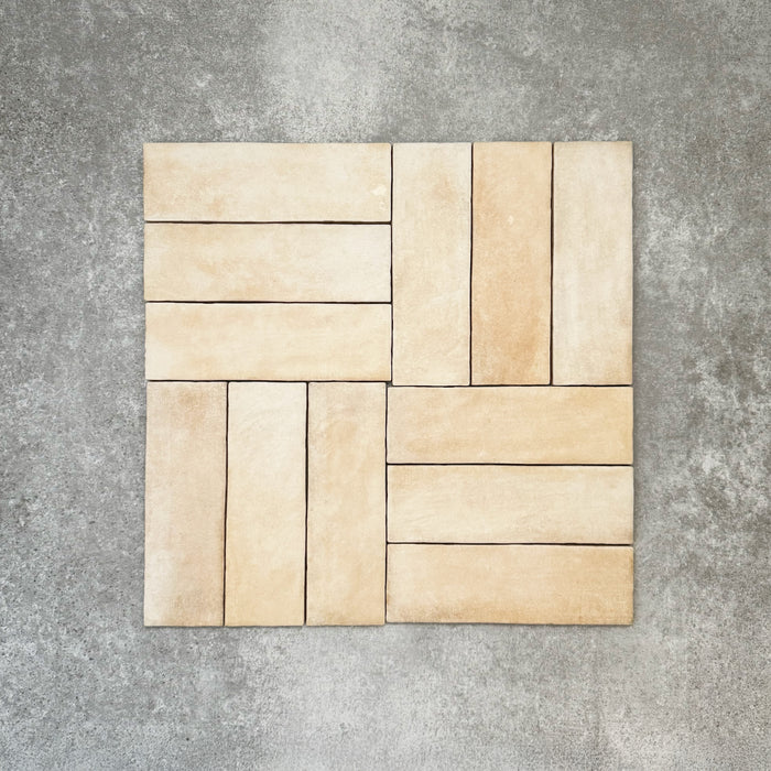 Zellige Arena Marfil Brick | Moroccan Style | 6.5cm x 20cm