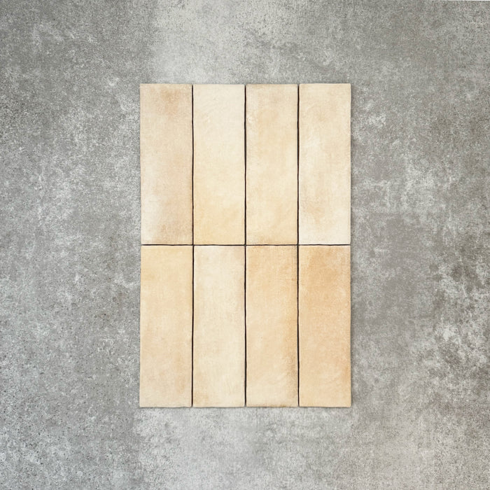 Zellige Arena Marfil Brick | Moroccan Style | 6.5cm x 20cm