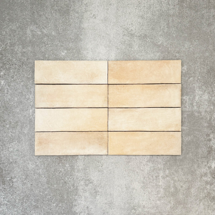Zellige Arena Marfil Brick | Moroccan Style | 6.5cm x 20cm