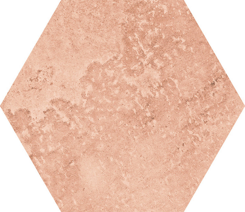 FULL TILE SAMPLE Oviedo Hexagon Terracotta | 22cm x 25cm | Wall and Floor Tiles