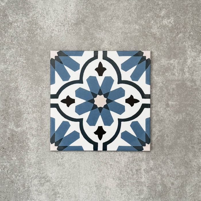 Clara Azul | Victorian Moroccan Style | 20cm x 20cm