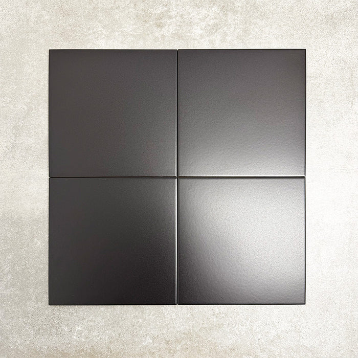 Chess Black | Victorian Chequerboard Tile | 25cm x 25cm