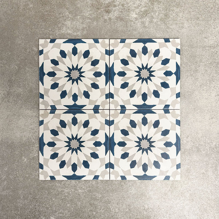 Souk Blue A | Moroccan Style | 20cm x 20cm
