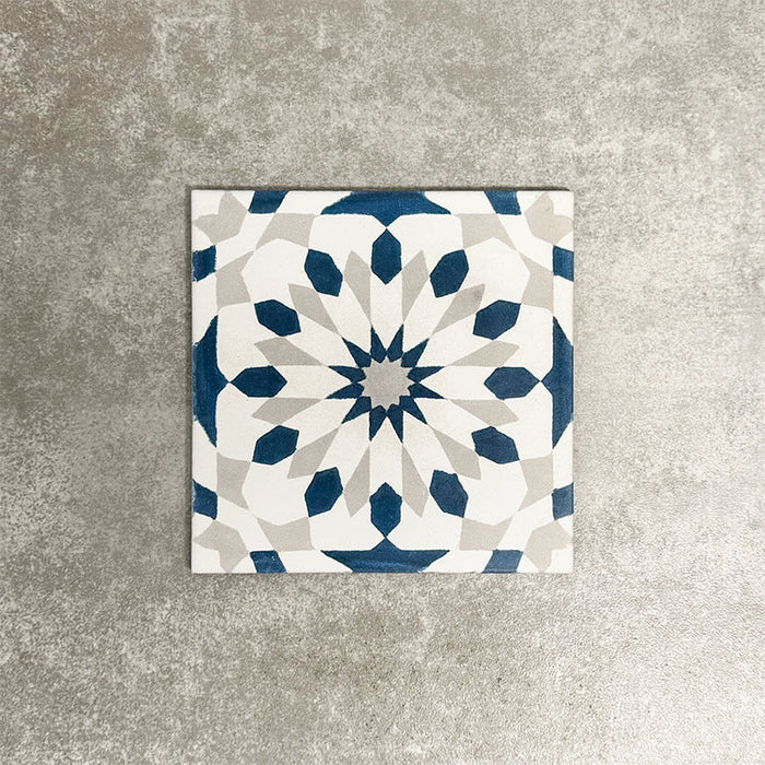 Souk Blue A | Moroccan Style | 20cm x 20cm