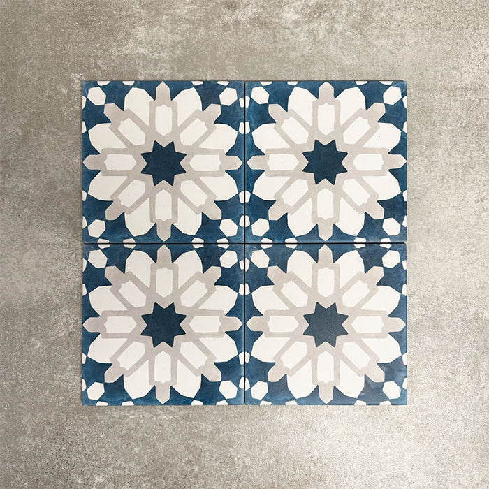 Souk Blue D | Moroccan Style | 20cm x 20cm