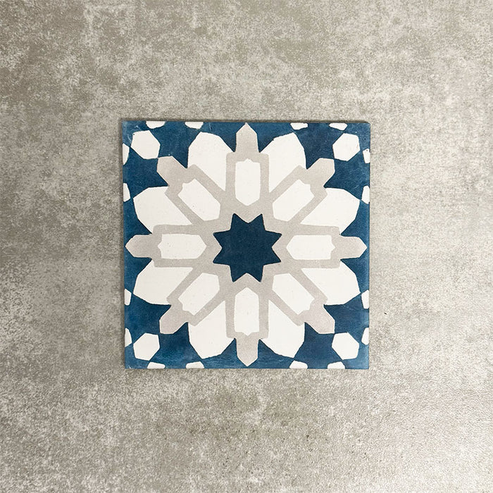Souk Blue D | Moroccan Style | 20cm x 20cm