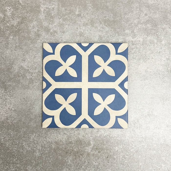 Ivy Blue | Victorian Moroccan Style | 20cm x 20cm