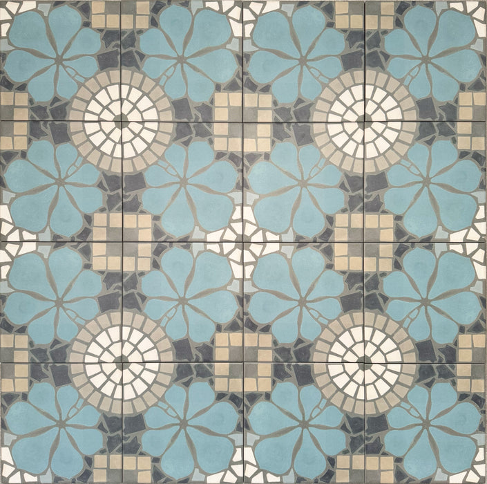 Nantes Azul Blue | Moroccan Style | 20cm x 20cm