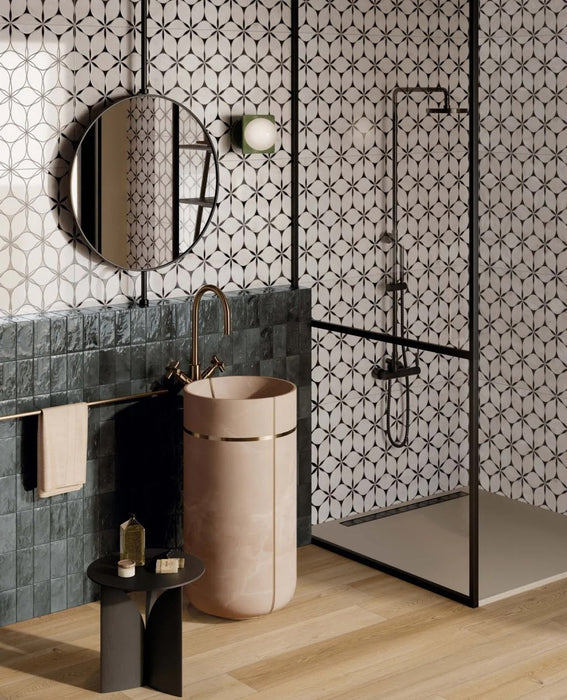 Lucca Flowers 3D Décor | Porcelain Wall & Floor Tiles | 60cm x 120cm