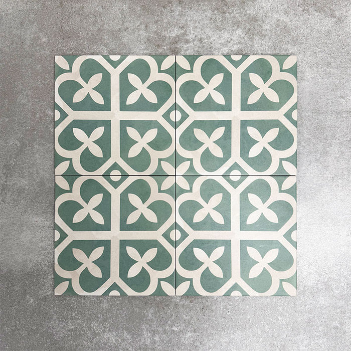 Ivy Green | Victorian Moroccan Style | 20cm x 20cm
