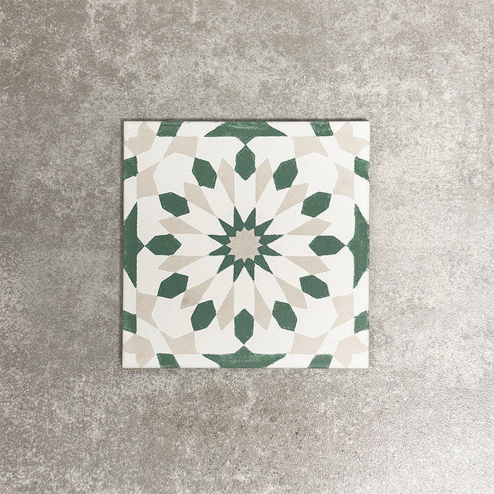 Souk Green A | Moroccan Style | 20cm x 20cm