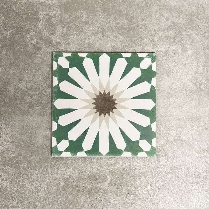 Souk Green B | Moroccan Style | 20cm x 20cm