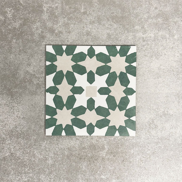 Souk Green C | Moroccan Style | 20cm x 20cm