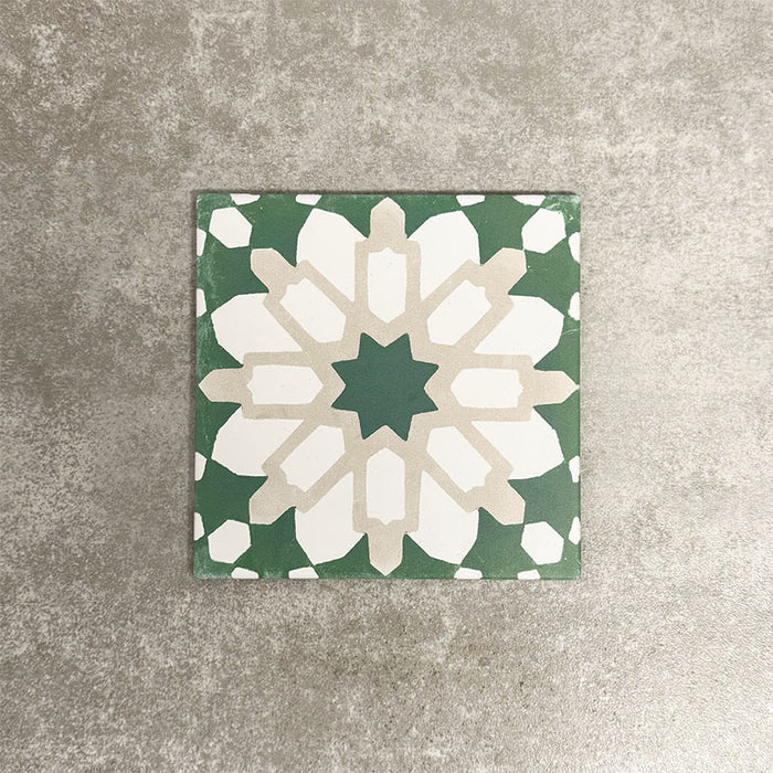 Souk Green D | Moroccan Style | 20cm x 20cm