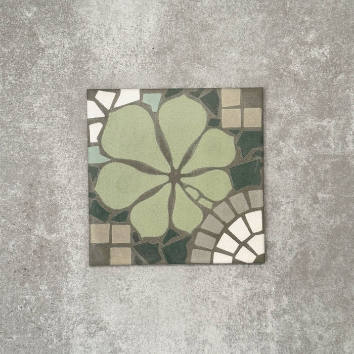 Nantes Green | Moroccan Style | 20cm x 20cm