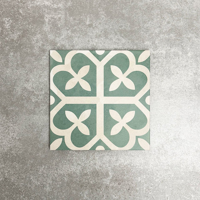 Ivy Green | Victorian Moroccan Style | 20cm x 20cm