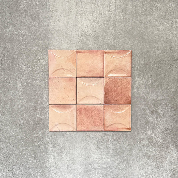 Saigon Rose Pink Square | Wall Tile | Moroccan Style | 10cm x 10cm
