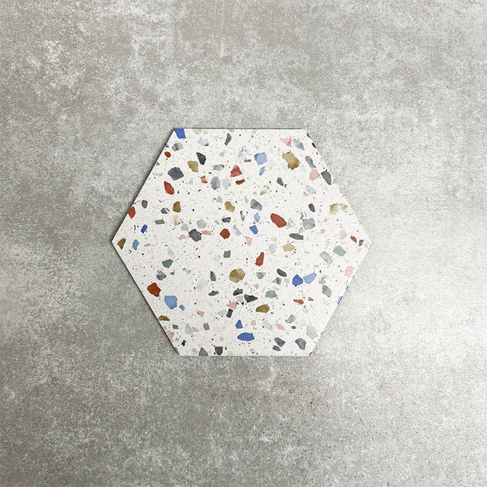 Gelato Tutti Frutti Hexagon | Terrazzo Style | 22cm x 25cm