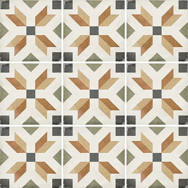 FULL TILE SAMPLE Viscount High Street Victorian | Wall and Floor Tiles | 20cm x 20cm