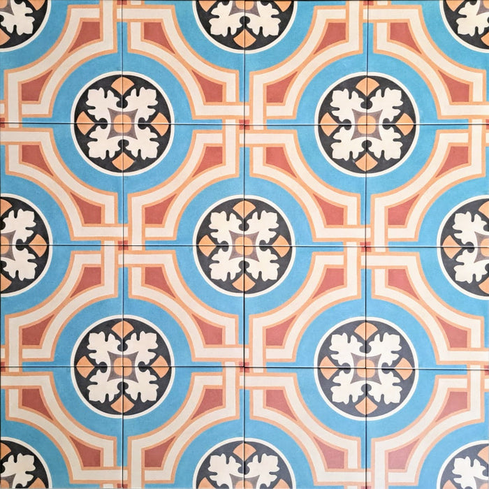 Carnegie Hall | Multicoloured Tile  | 20cm x 20cm | Wall & Floor Tiles