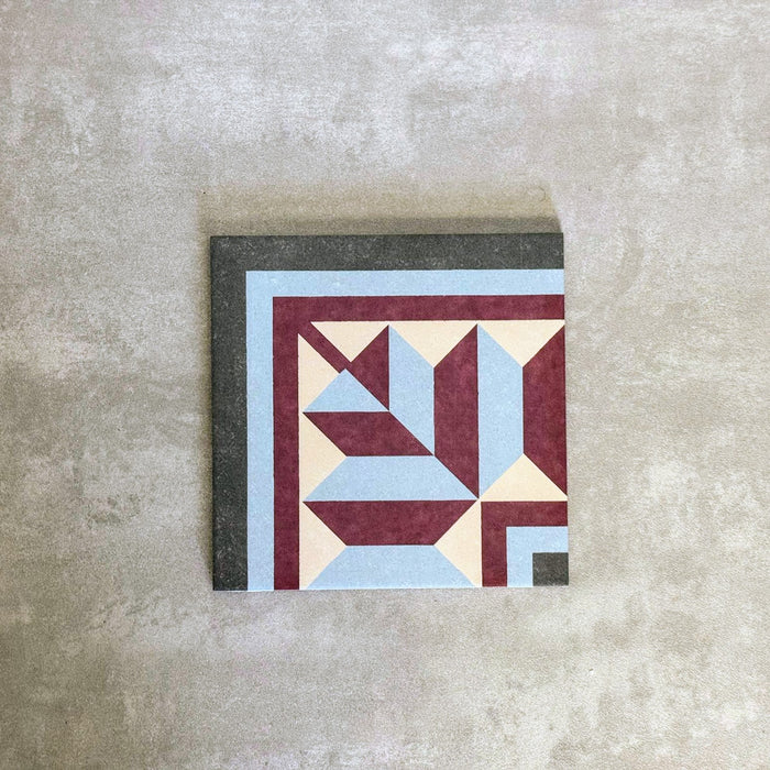 FULL TILE SAMPLE Chatsworth Manor CORNER 20cm x 20cm