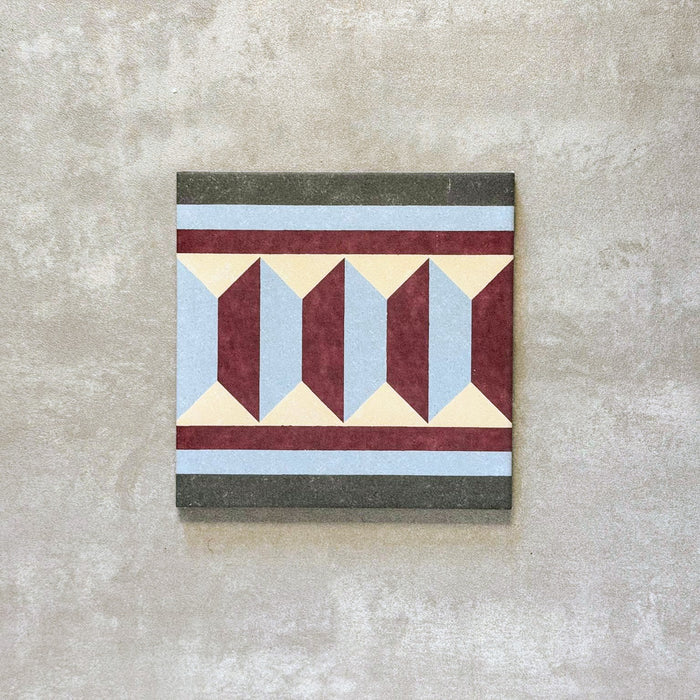 FULL TILE SAMPLE Chatsworth Manor BORDER/SIDE 20cm x 20cm