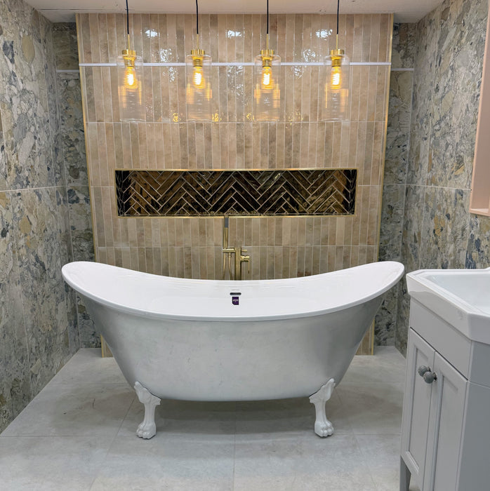 Museo Warm Stone Matt Porcelain Tiles | 60cm x 120cm