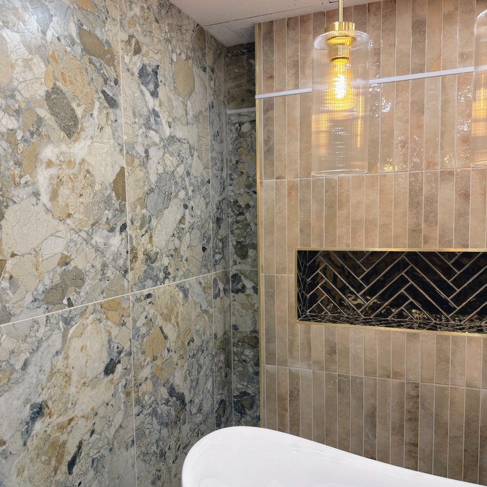 Museo Warm Stone Matt Porcelain Tiles | 60cm x 120cm