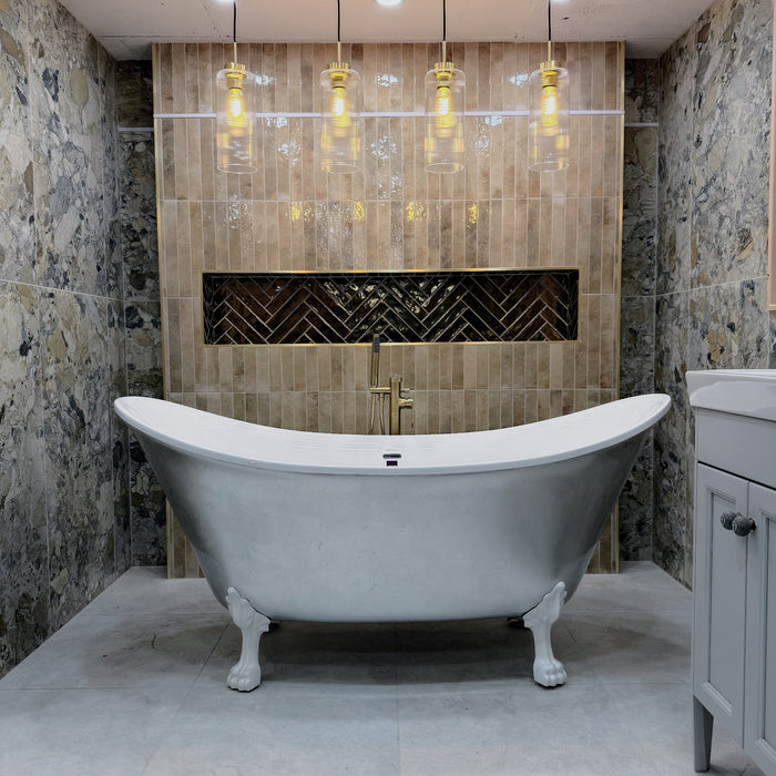 Museo Warm Stone Matt Porcelain Tiles | 60cm x 120cm