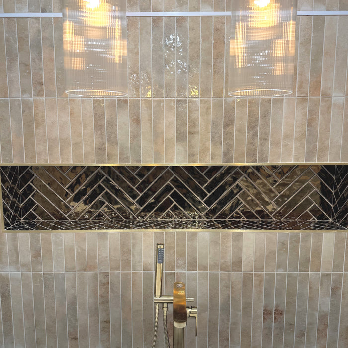 Jumairah Almond Nut Wall Tiles | 5cm x 40cm