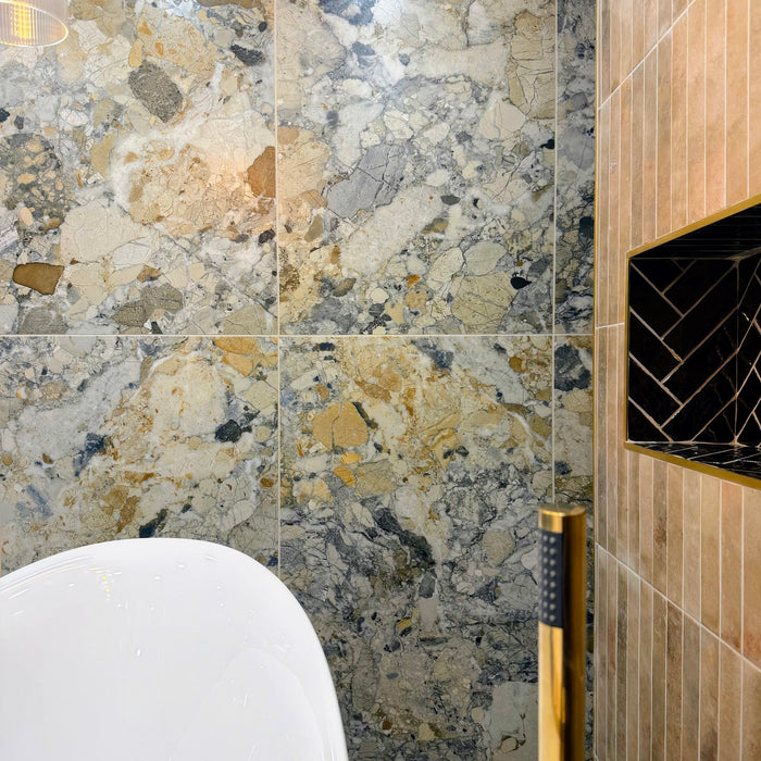 Museo Warm Stone Matt Porcelain Tiles | 60cm x 120cm