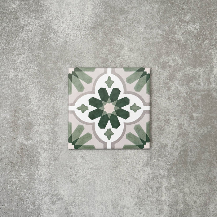 Clara Jade Mini | Victorian Moroccan Style | 15cm x 15cm