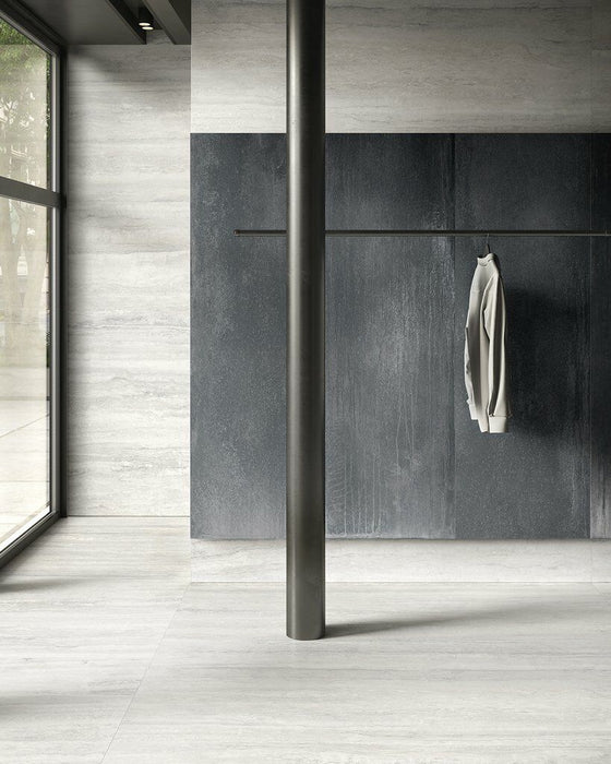 Kiln Blanco Metallic Wall and floor Tiles 60cm x 120cm