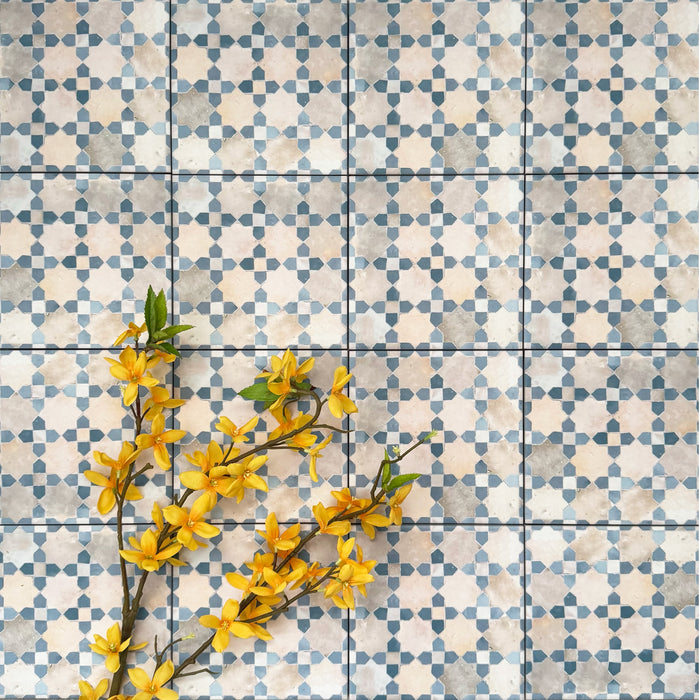 Berber Mequinez Blue | Moroccan Style | 15cm x 15cm