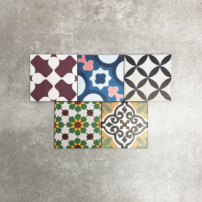 Fayrouz Mini Patchwork | Moroccan Style | 15cm x 15cm