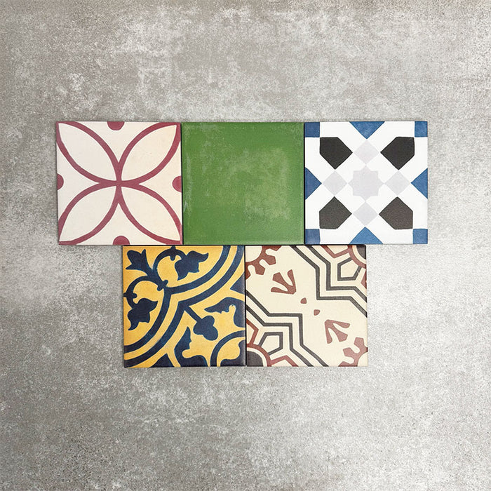 Fayrouz Mini Patchwork | Moroccan Style | 15cm x 15cm