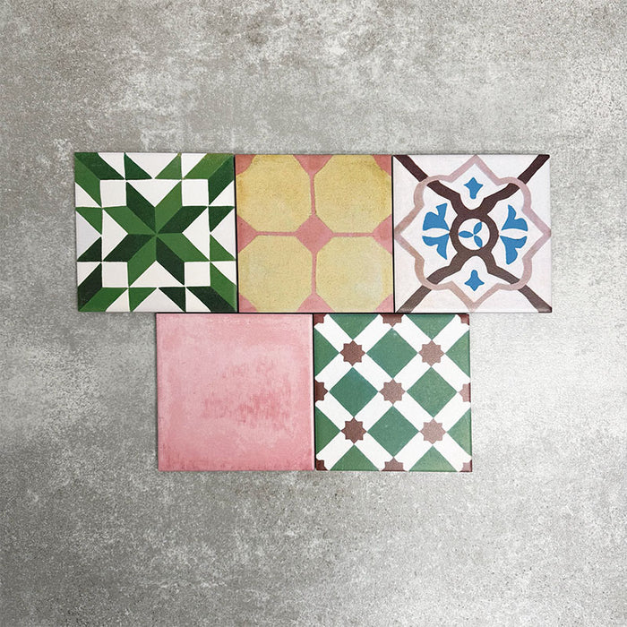 Fayrouz Mini Patchwork | Moroccan Style | 15cm x 15cm