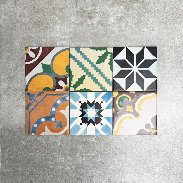 Fayrouz Mini Patchwork | Moroccan Style | 15cm x 15cm