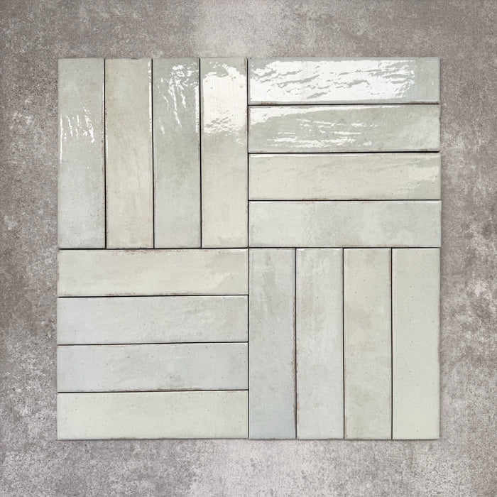 Nomad Mint Green Brick | Industrial Style Wall Tiles | 6cm x 24.6cm