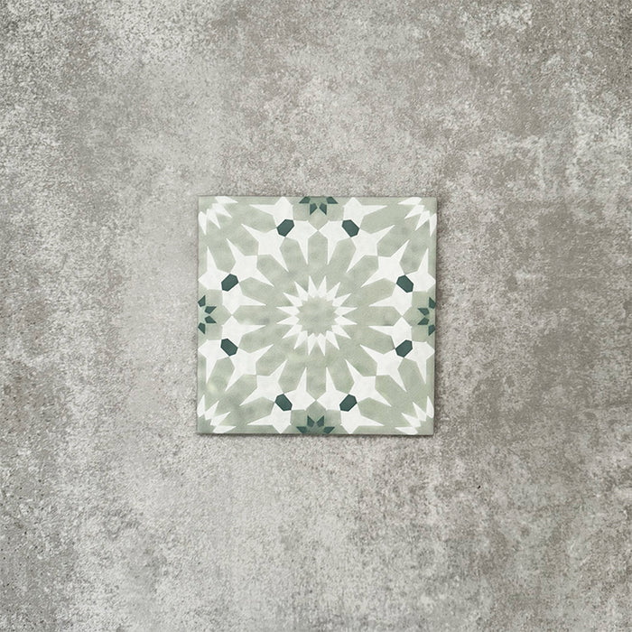 Fez Jade Moroccan Wall & Floor Tiles 20cm x 20cm